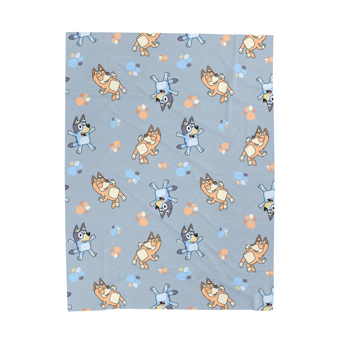 Blue Dog Plush Blanket