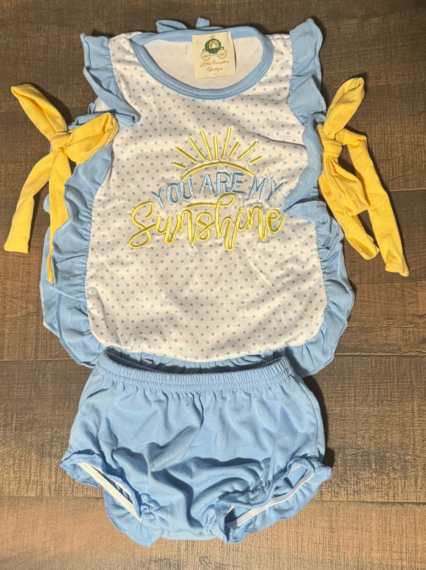 Girls Diaper Sunshine Apron Set