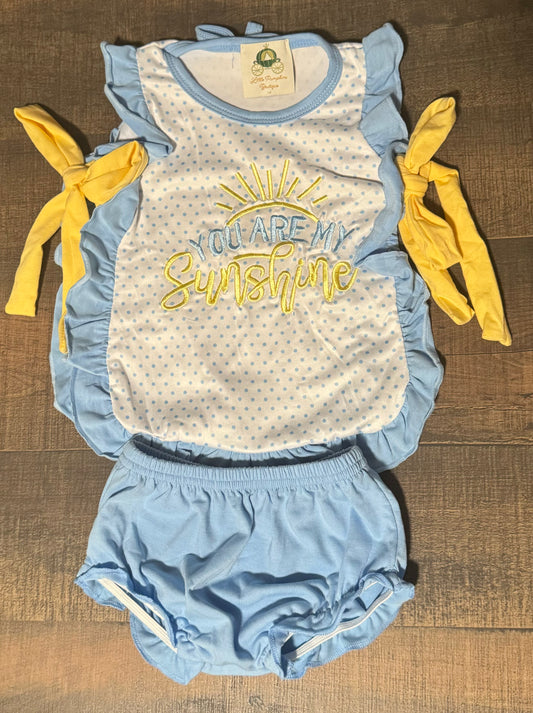 Girls Diaper Sunshine Apron Set