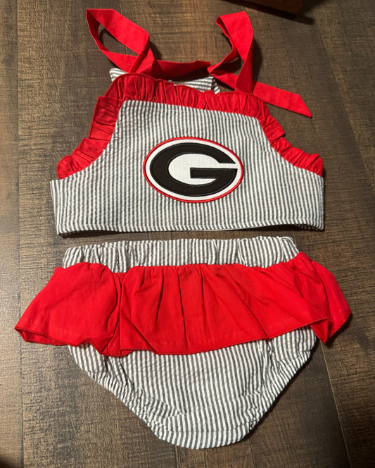 UGA Girls 2 Piece Swim